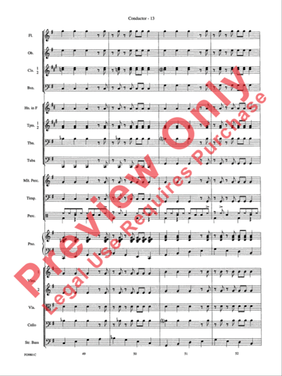 (We're Gonna) Rock Around the Clock Full Orchestra scores gallery preview page 15