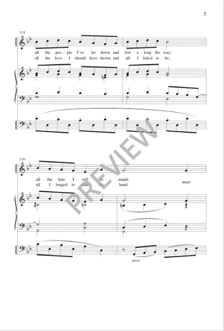 Who Is There to Understand? Unison Choir scores gallery preview page 4