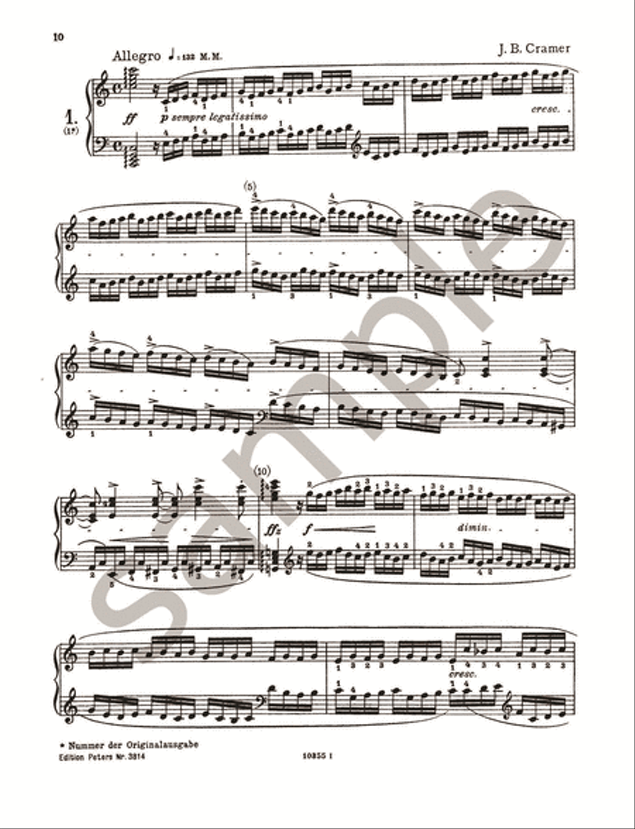 60 Studies for Piano, Selected and ed. by Hans von Bülow Piano Method scores gallery preview page 7