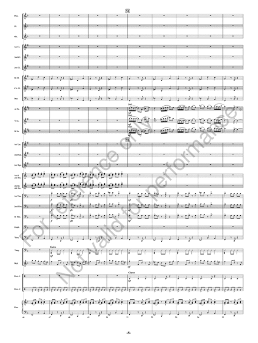 Summer Nights Concert Band scores gallery preview page 9