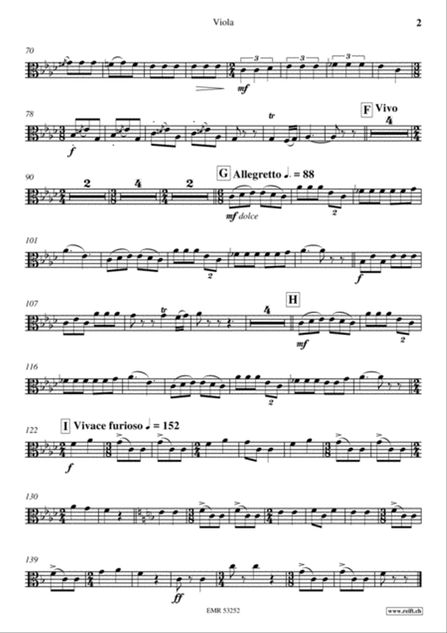 Danza Furiosa Viola scores gallery preview page 3