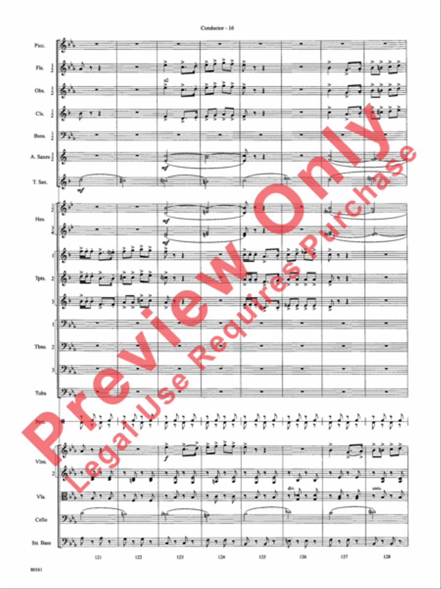 Bugler's Holiday Full Orchestra scores gallery preview page 19