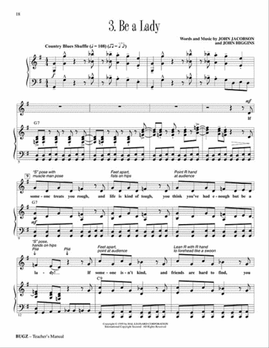 Bugz (Musical) Bugz (Musical) Choir scores gallery preview page 4