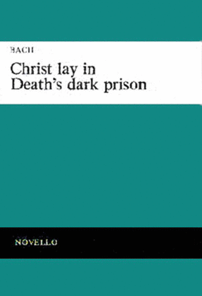 Book cover for Bach: Christ Lay In Death's Dark Prison