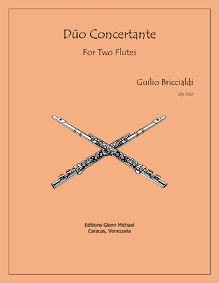 Book cover for Duo Concertante for Two Flutes Op 100