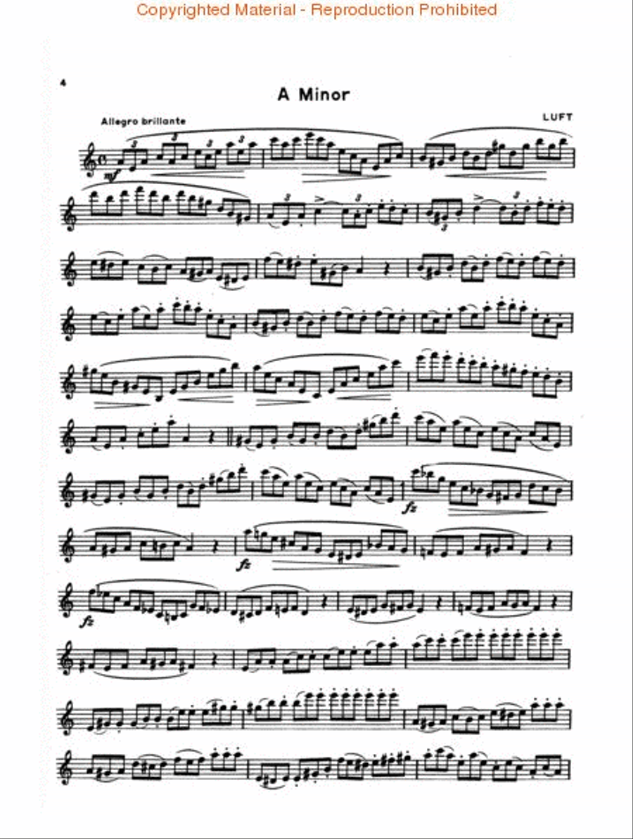 Selected Studies for Saxophone