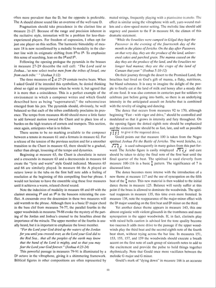 Jericho: Score Jericho: Score Concert Band scores gallery preview page 3