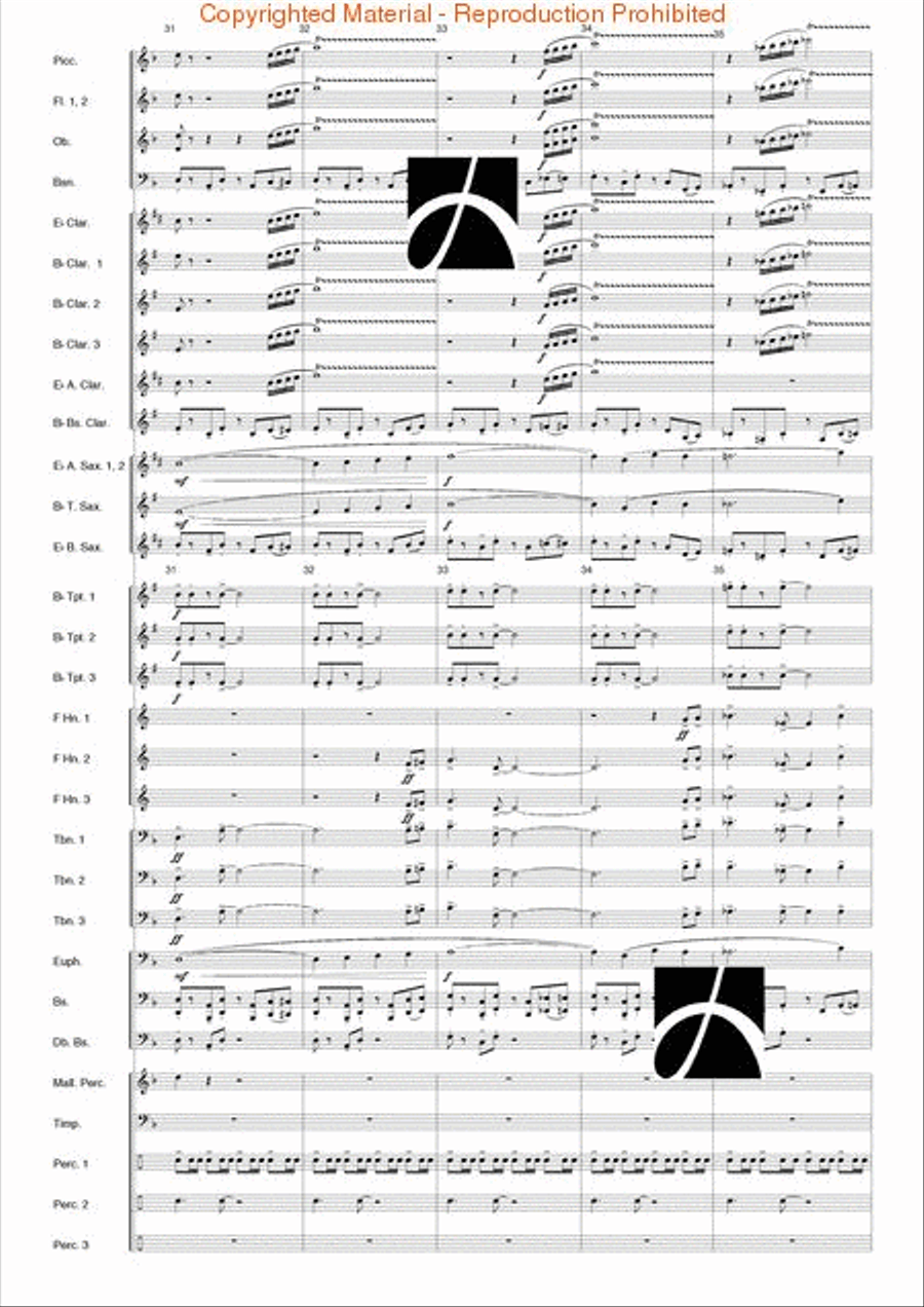 Virginia Concert Band scores gallery preview page 7