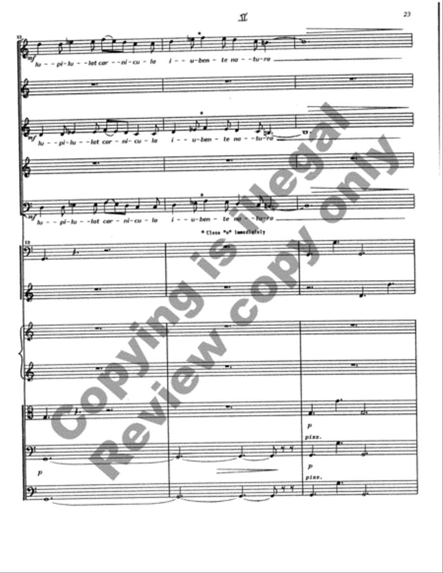 Cantata Rustica (Full/Choral Score) Choir scores gallery preview page 100