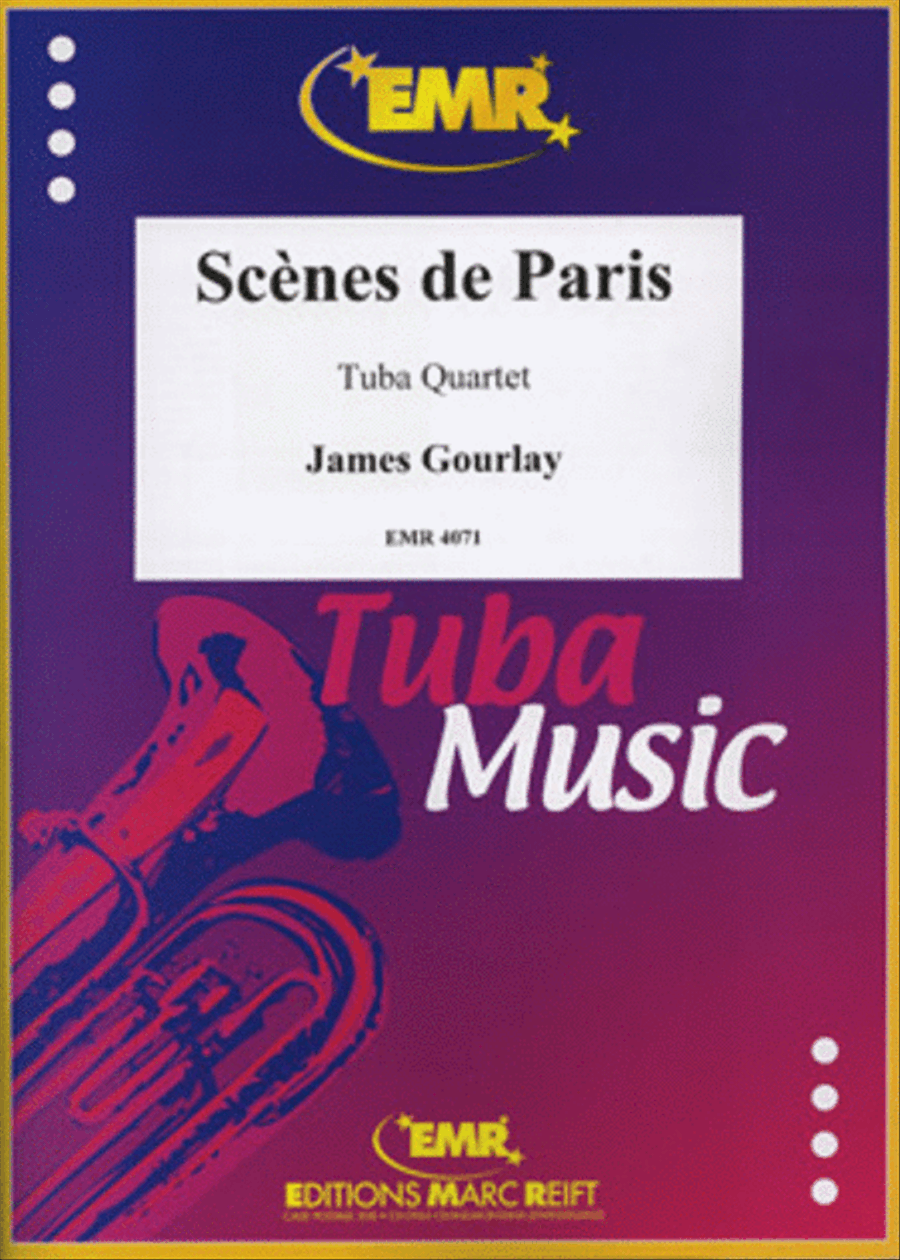 Scenes de Paris Tuba Quartet scores gallery preview page 1