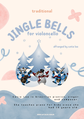 Jingle Bells for Violoncello D Major with chords
