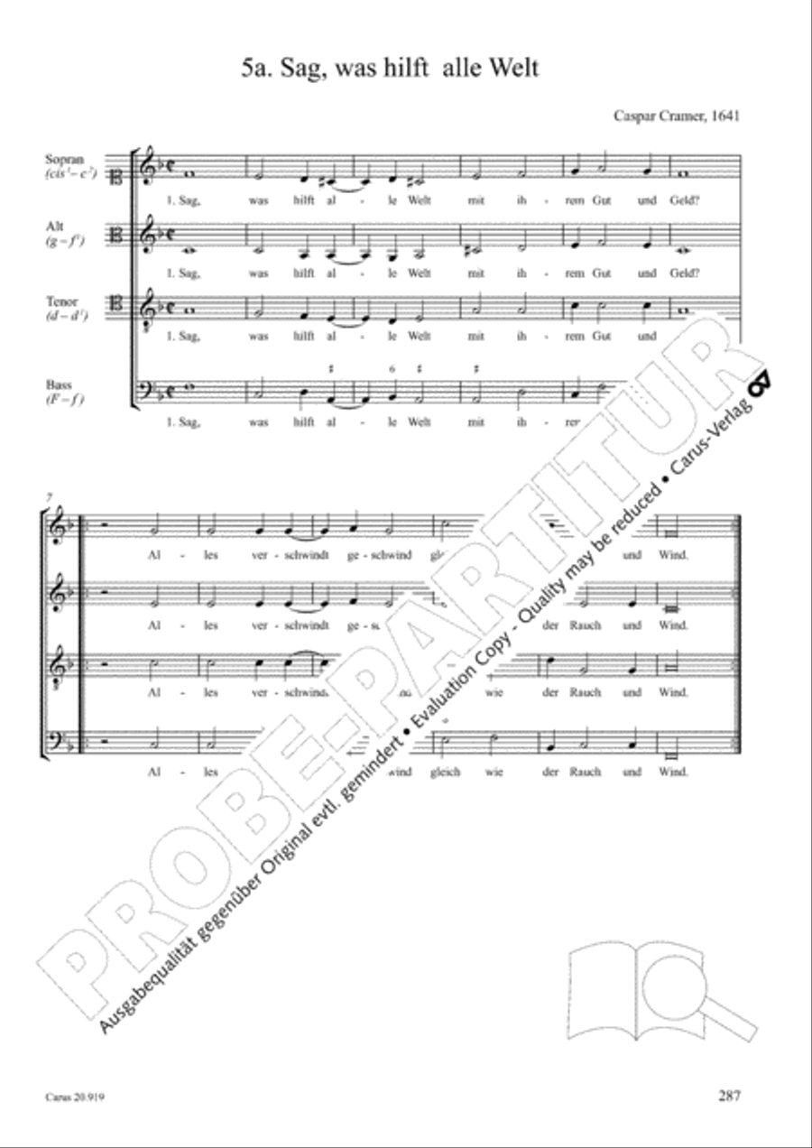 Opera varia I. Works with 1-7 parts (Complete edition, vol. 19) [Werke mit 1-7 obligaten Stimmen] Score scores gallery preview page 344