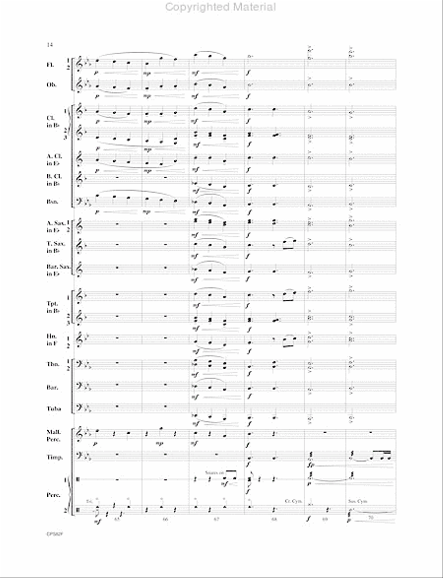 Highland Celebration Concert Band scores gallery preview page 15