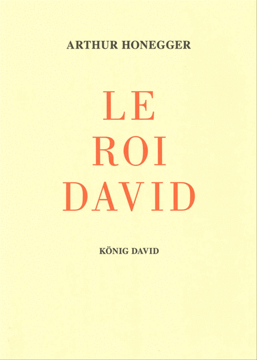 Le Roi David / Konig David Choir scores gallery preview page 1