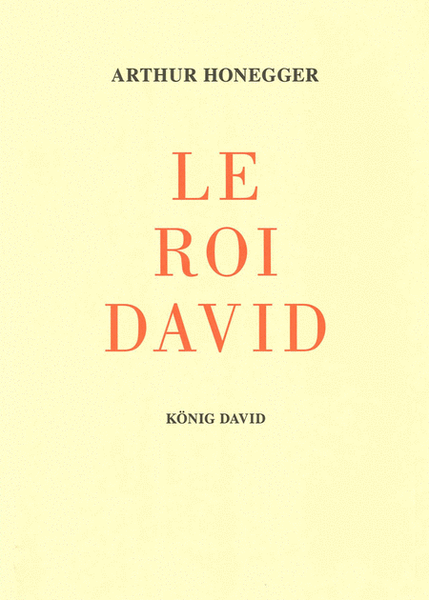 Le Roi David / Konig David
