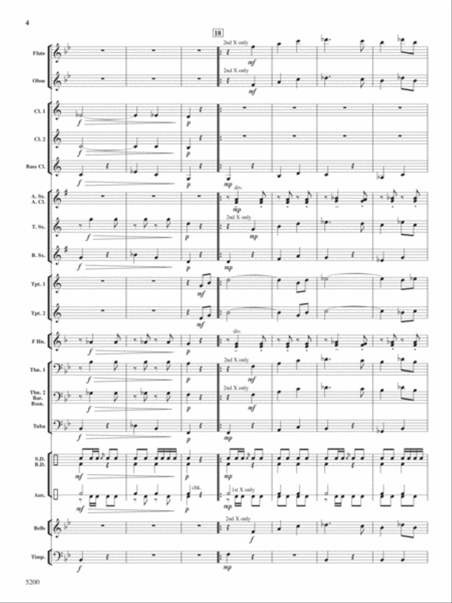 Los Banditos Concert Band scores gallery preview page 4