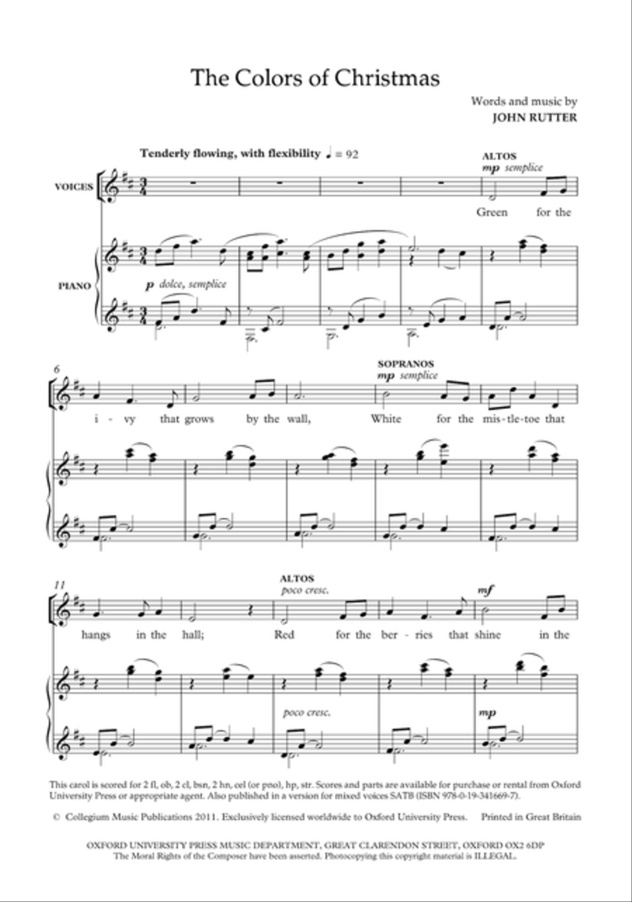 The Colors of Christmas SA scores gallery preview page 2