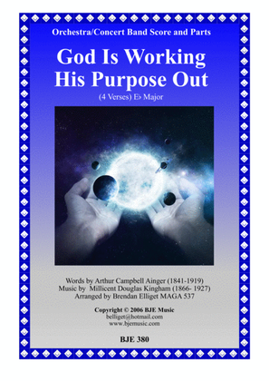 Book cover for God Is Working His Purpose Out - Orchestra - Concert Band or Mixed Ensemble Score and Parts PDF