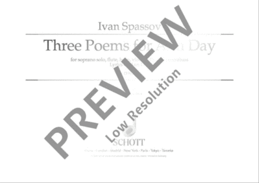 Three Poems for Ann Day Flute scores gallery preview page 2