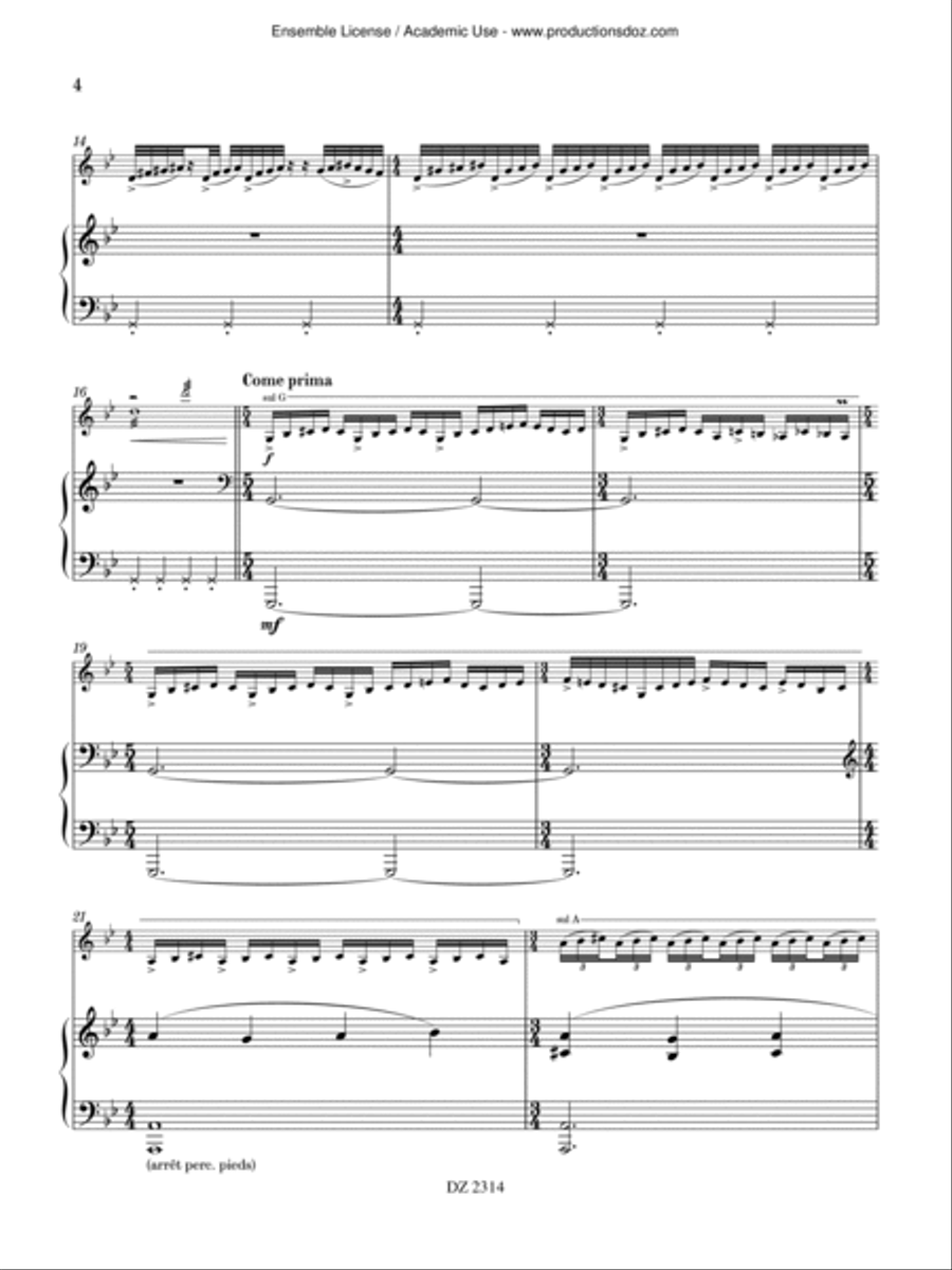 Massalia Concerto Piano Accompaniment scores gallery preview page 4