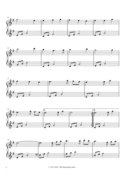 Ar Soudarded Zo Gwisket E Ruz - Breton Song - beginner & 27 String Harp | McTelenn Harp Center image number null