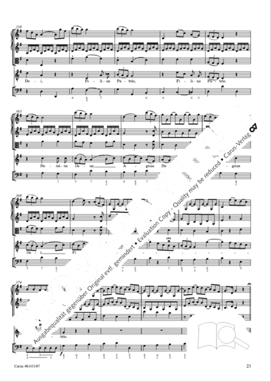 Mass in C (Missa in C) Mass in C (Missa in C) 4-Part scores gallery preview page 30