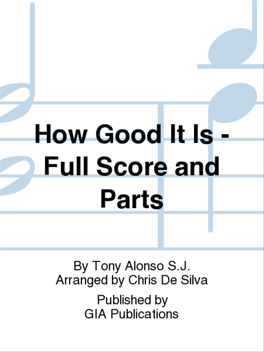 How Good It Is - Full Score and Parts 4-Part scores gallery preview page 1