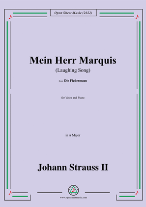 Johann Strauss II-Mein Herr Marquis(Laughing Song),in A Major