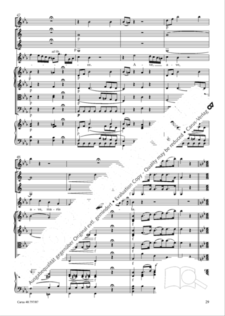 Ave maris stella (Ave maris stella (Ave, Stern der Meere)) Flute scores gallery preview page 30
