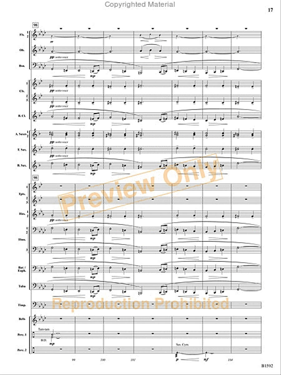 Dance of the Trolls Concert Band scores gallery preview page 18