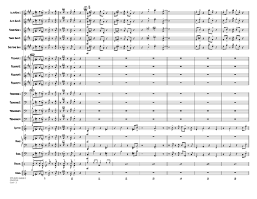 Cool (from West Side Story) - Full Score Score scores gallery preview page 3