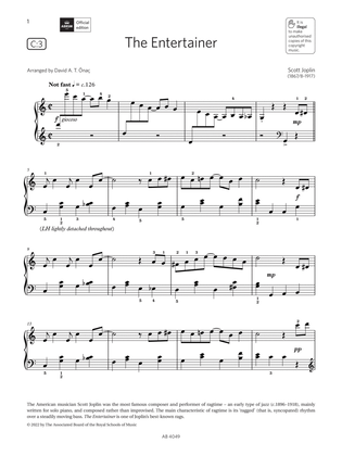 The Entertainer (Grade 3, list C3, from the ABRSM Piano Syllabus 2023 & 2024)