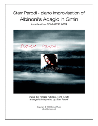 Starr Parodi - piano Improvisation of Albinoni's Adagio in Gmin