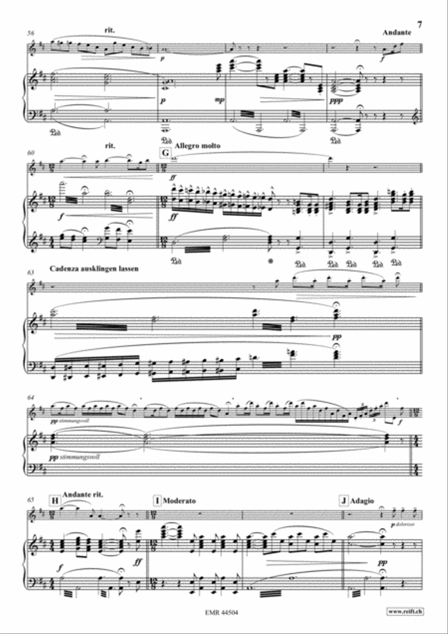 Im Walde / In The Forest Flute Solo scores gallery preview page 8