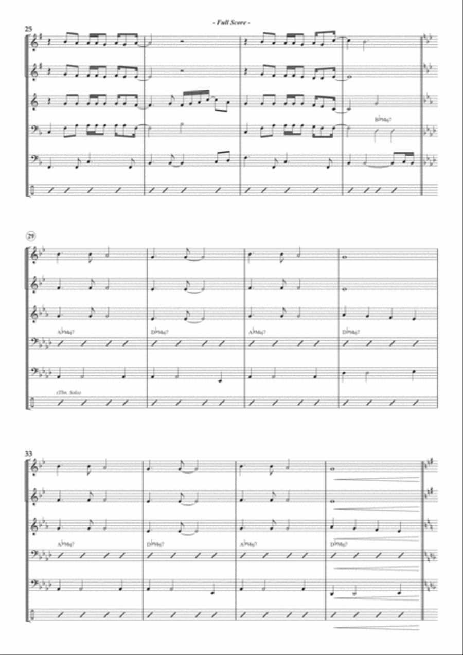 Knockin' On Heaven's Door Horn scores gallery preview page 3