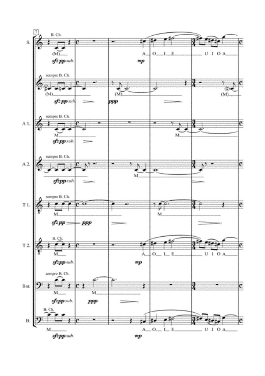 Ahora es Nada for Mixed Choir (SSAATTBB) SSAATTBB scores gallery preview page 3