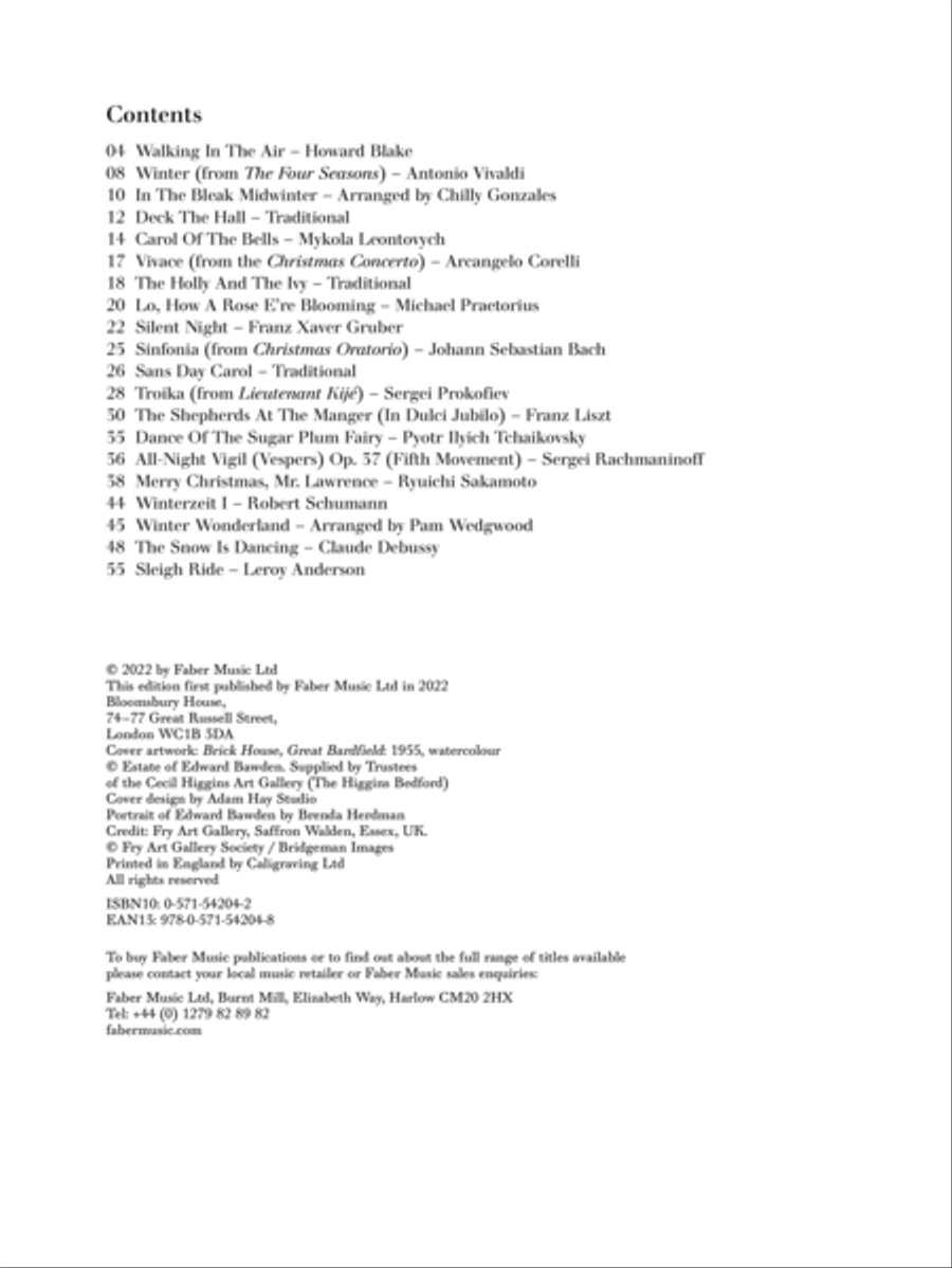 The Piano Player -- Wintertide Collection Piano Solo scores gallery preview page 2