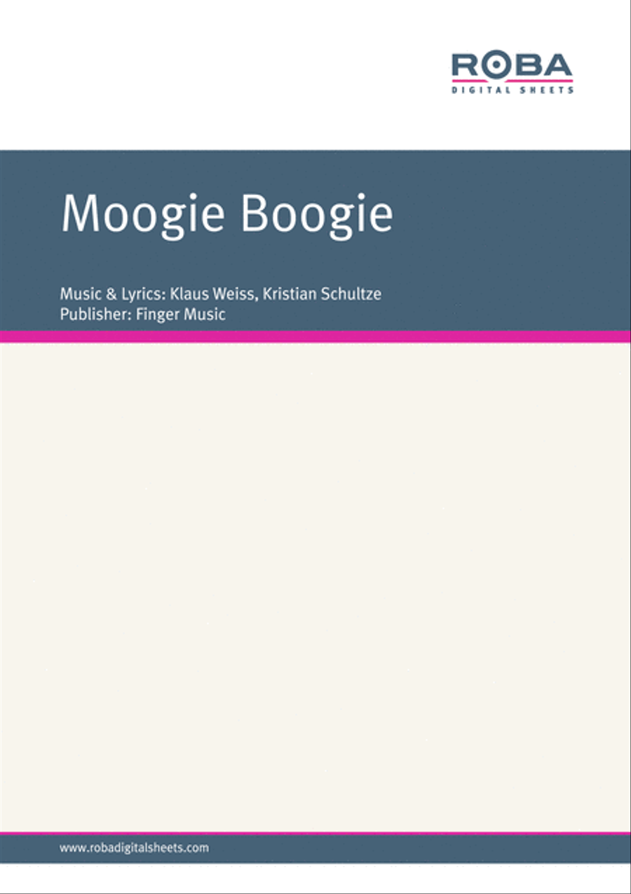 Moogie Boogie Moogie Boogie Voice scores gallery preview page 1