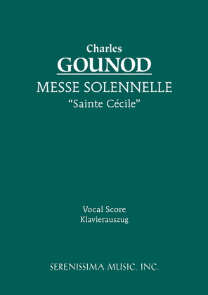 Book cover for Messe solennelle de Ste. Cecile, CG 56