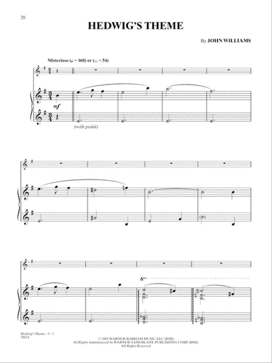 Harry Potter, Instrumental Solos for Strings (Movies 1-5) String Orchestra scores gallery preview page 4