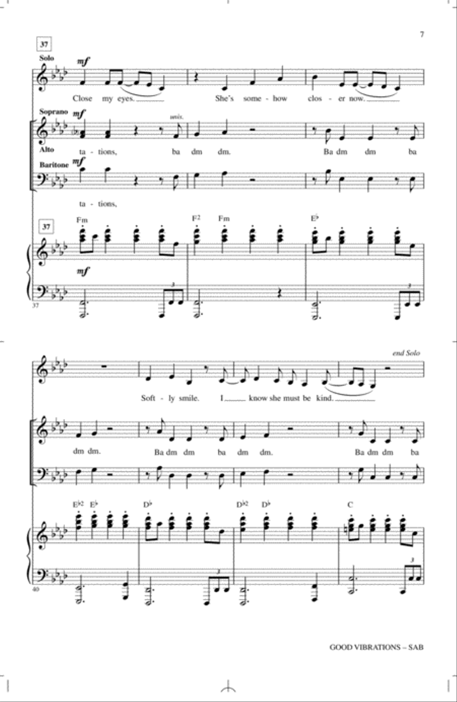 Good Vibrations Good Vibrations 3-Part scores gallery preview page 6