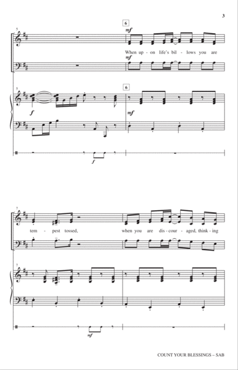 Count Your Blessings 3-Part scores gallery preview page 2