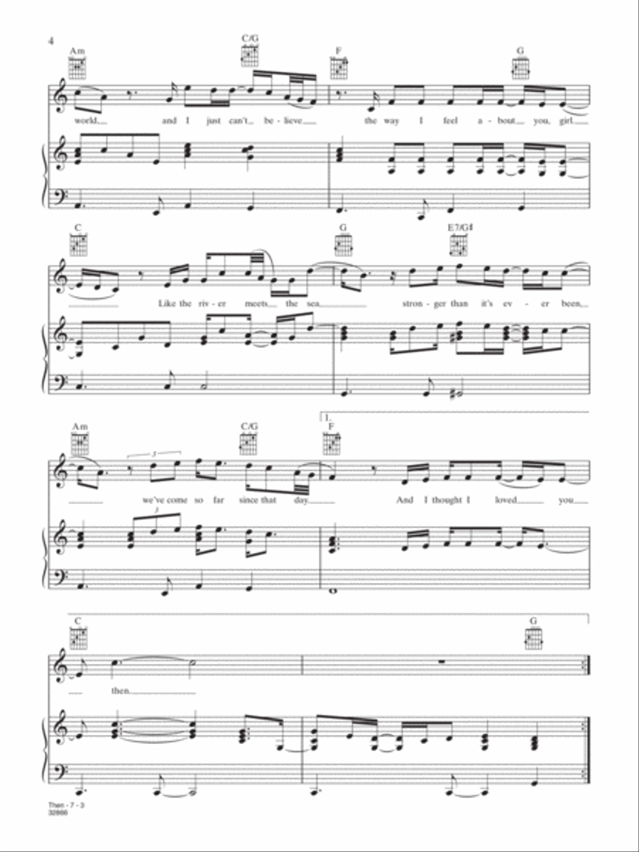 Then Then Piano, Vocal, Guitar scores gallery preview page 3
