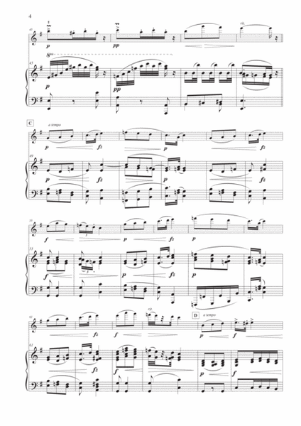 Slavonic Dance Op. 72 No. 2 for Flute and Piano image number null