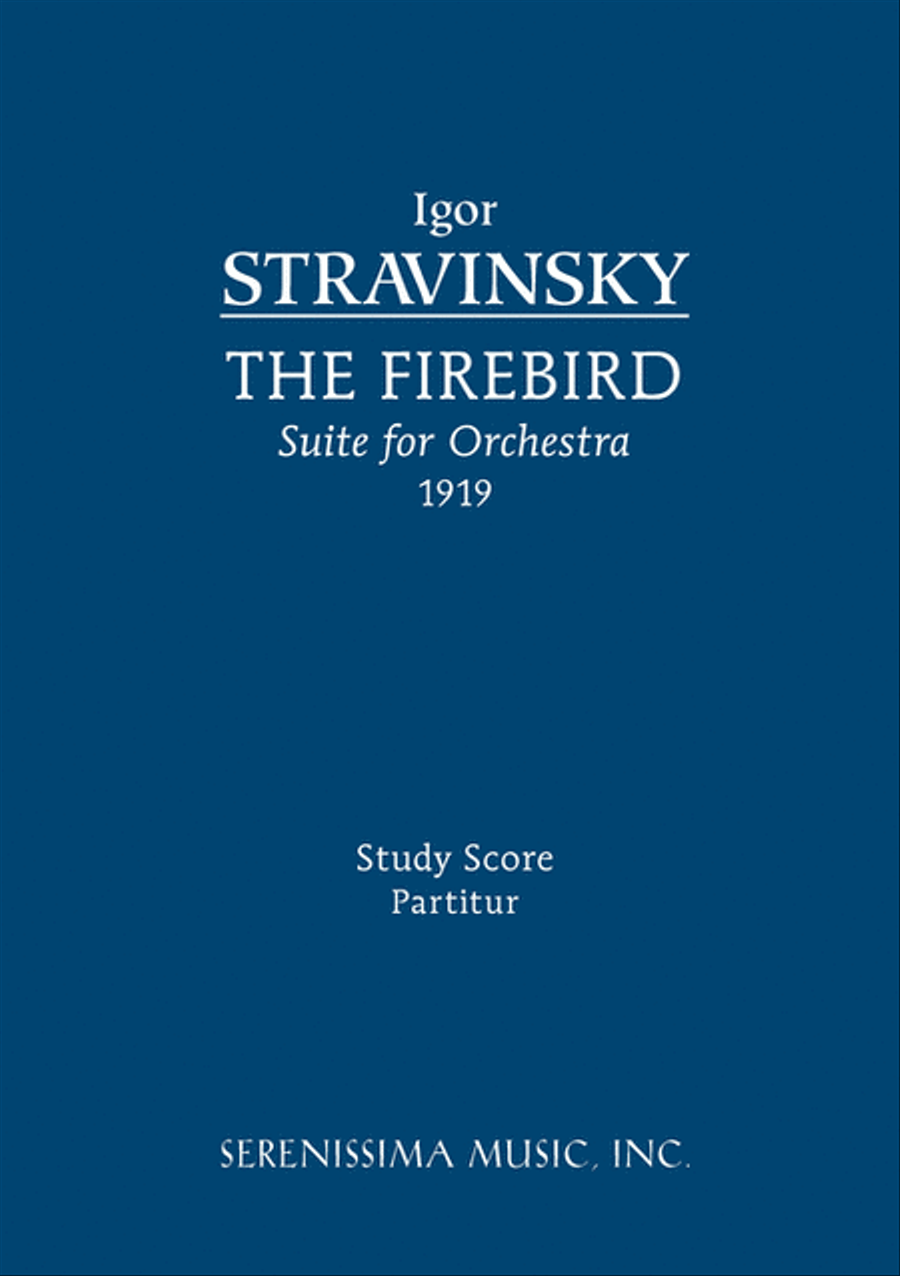 Firebird, 1919 Suite Orchestra scores gallery preview page 1