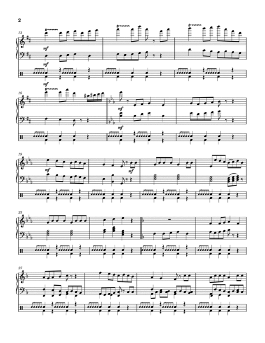 Christmas Is Coming ('round) Piano, Vocal, Guitar scores gallery preview page 3