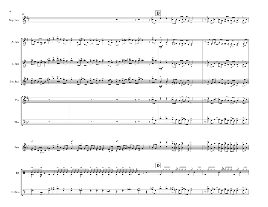 Whiplash - Arrangement for Jazz Ensemble image number null