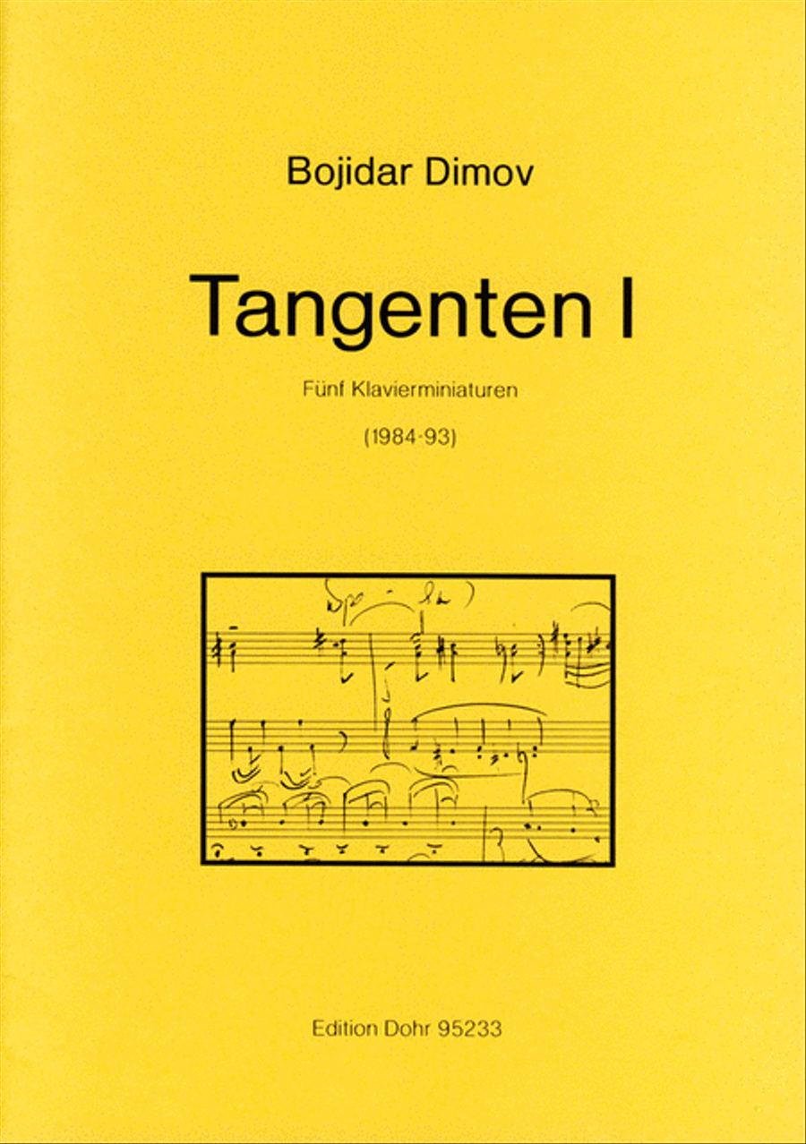 Tangenten I (1984-93) -Fünf Klavierminiaturen- Piano Solo scores gallery preview page 1