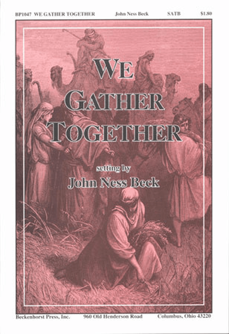 We Gather Together 4-Part scores gallery preview page 1