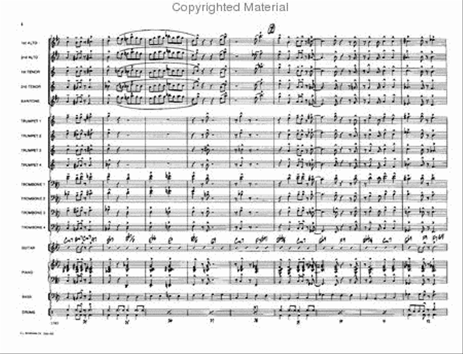 Cool Down Cool Down Jazz Ensemble scores gallery preview page 6